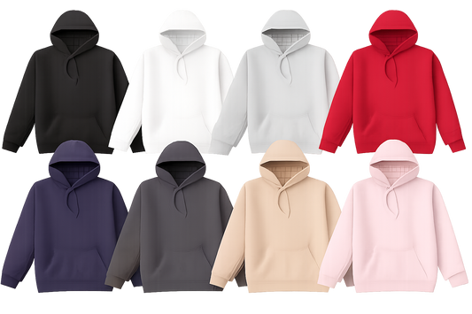 Unisex Cotton-Face 8.5 Oz Fleece Hoodie