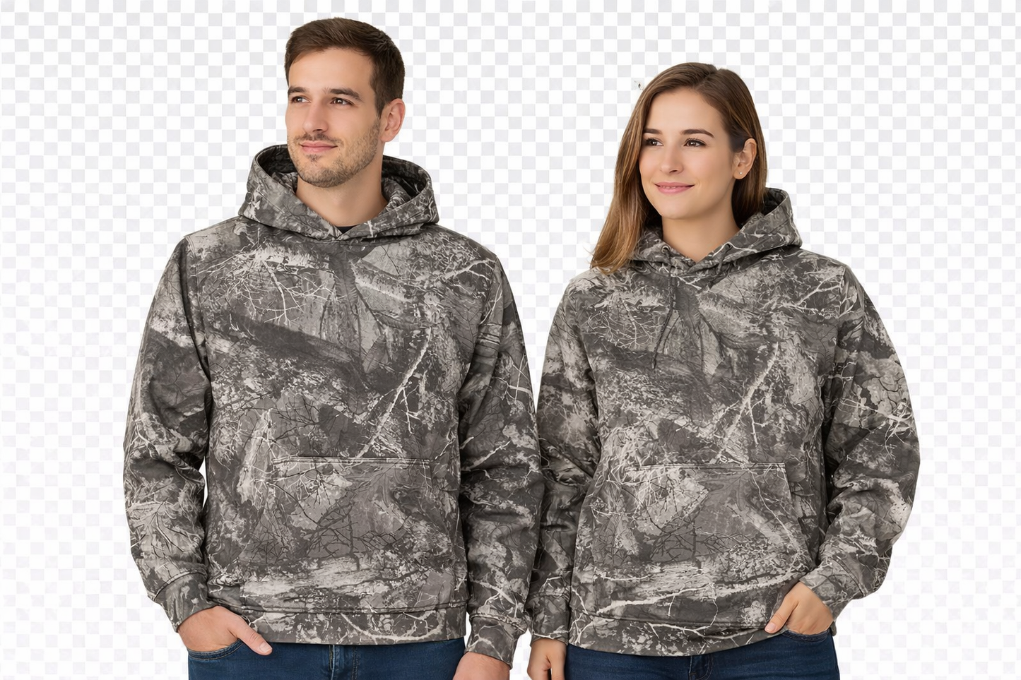 Mashh Gear Unisex Cotton/Poly Camouflage Hooded Sweatshirt