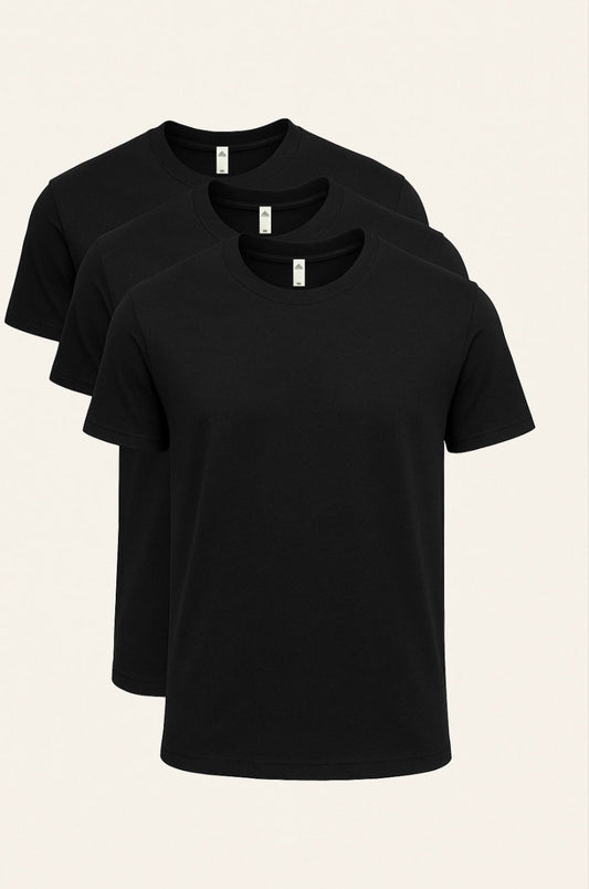 3-Pack Extra Soft Medium Weight Short Sleeve T-Shirts – Mashh Gear