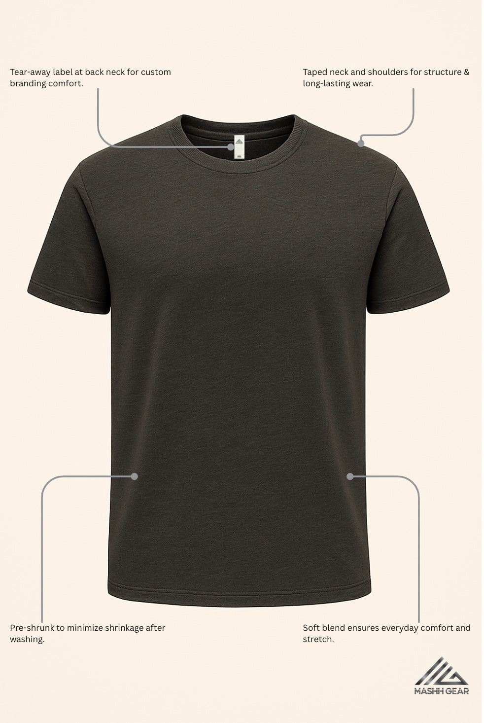3-Pack Premium Short Sleeve T-Shirts – Mashh Gear