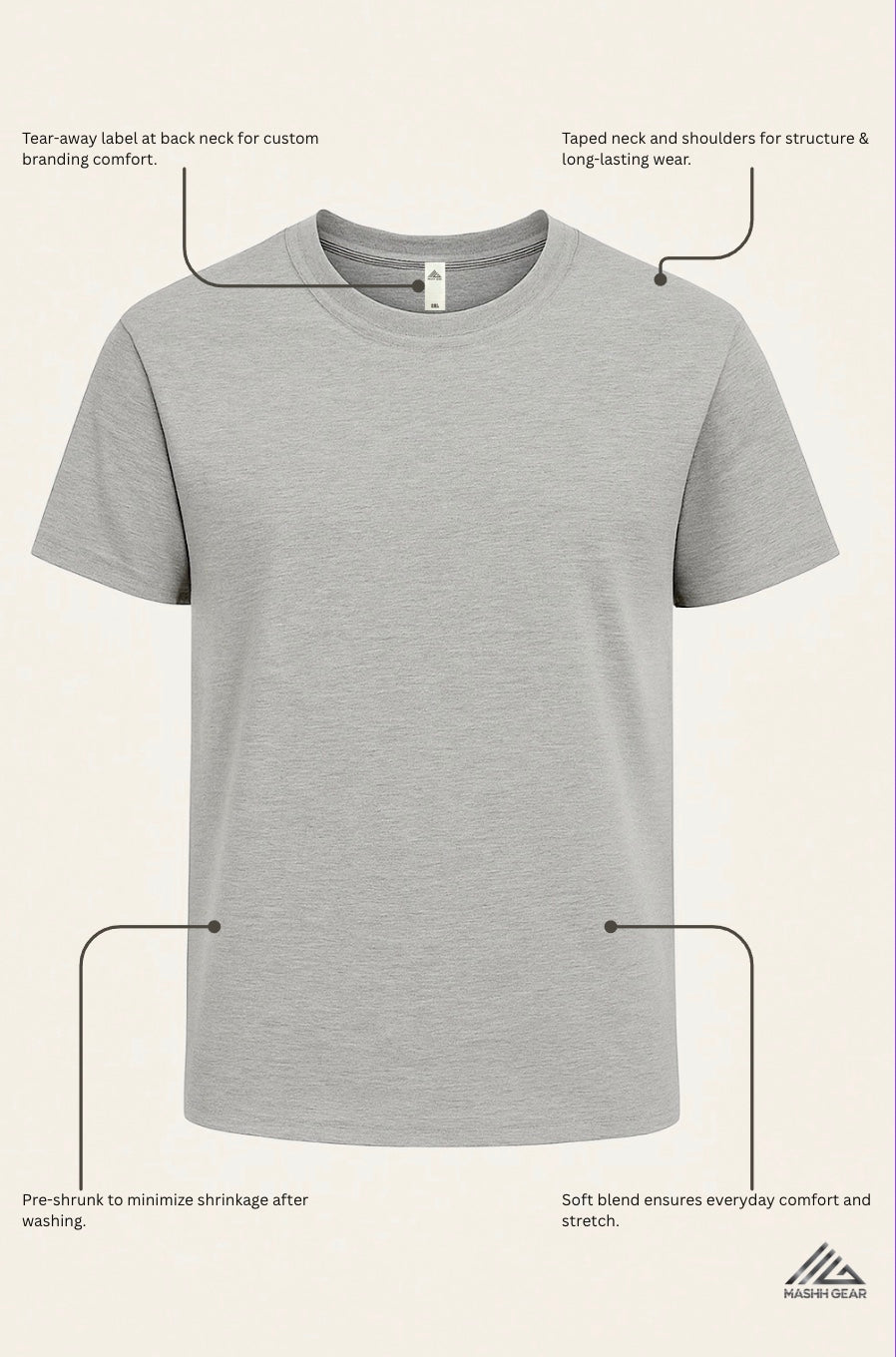 3-Pack Premium Short Sleeve T-Shirts – Mashh Gear
