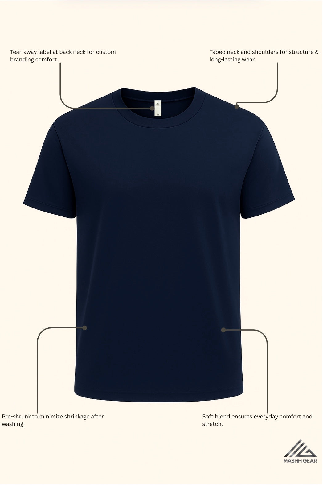3-Pack Premium Short Sleeve T-Shirts – Mashh Gear